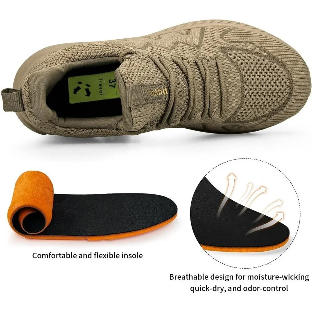 Women's Lightweight Slip-On Running & Tennis Shoes for Gym, Workout, Travel